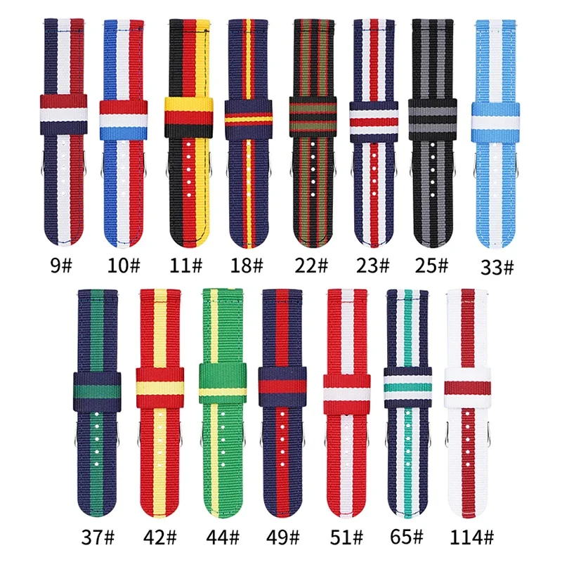 Canvas Strap Watch - 삼성 갤럭시 시계 6 4 5