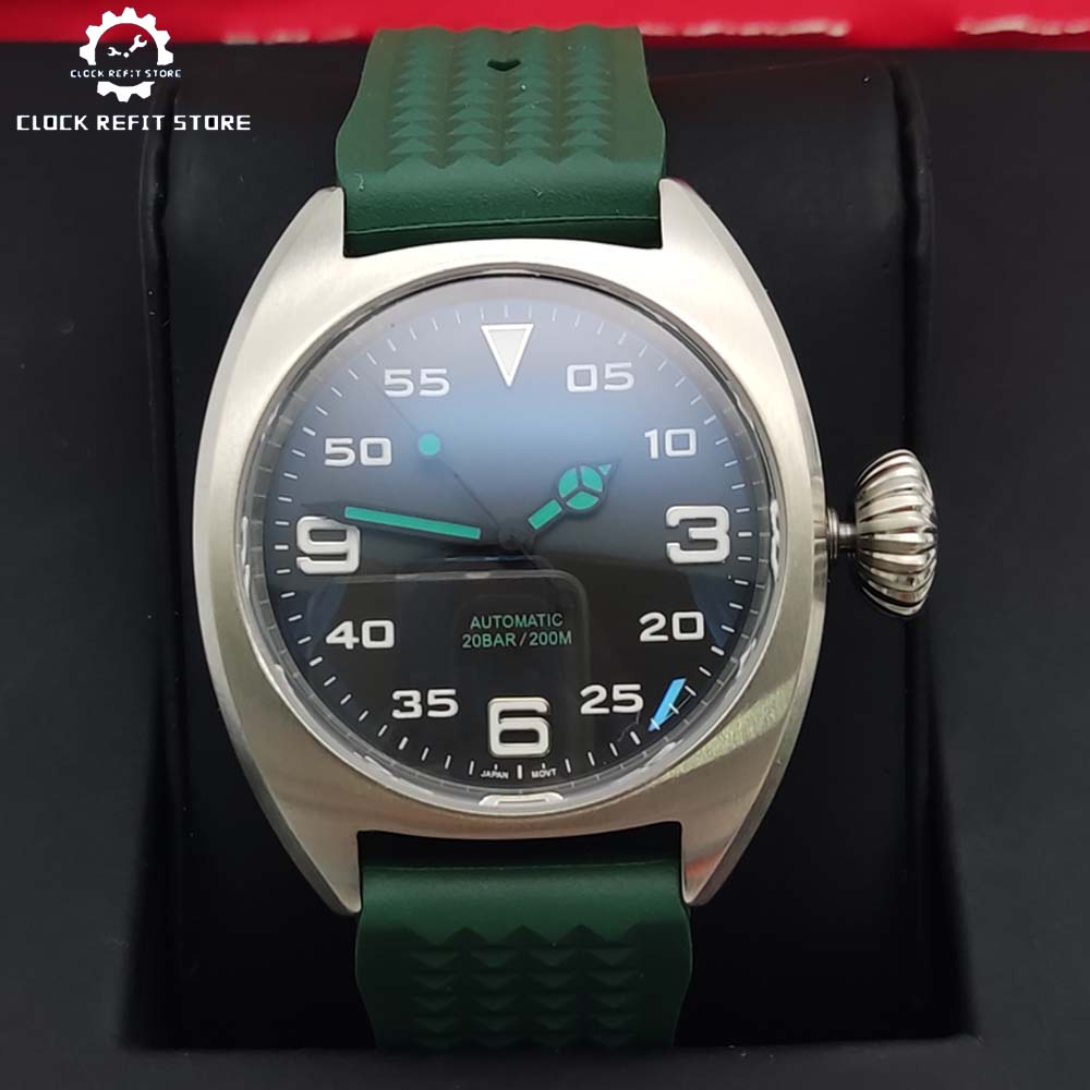 Rubber Strap Diver - 패션 36MM 셀프 와인딩 무브먼트 시계