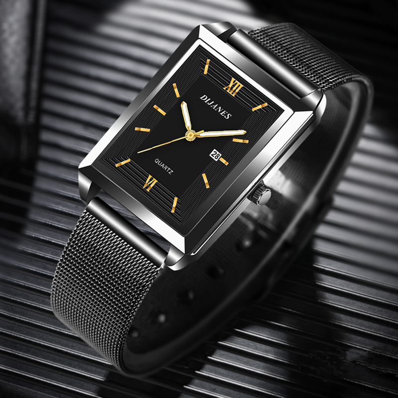 남성용 달력 날짜 스포츠 및 레저 가죽 시계 2023  - Leather Watch Band Men 리뷰 및 가격