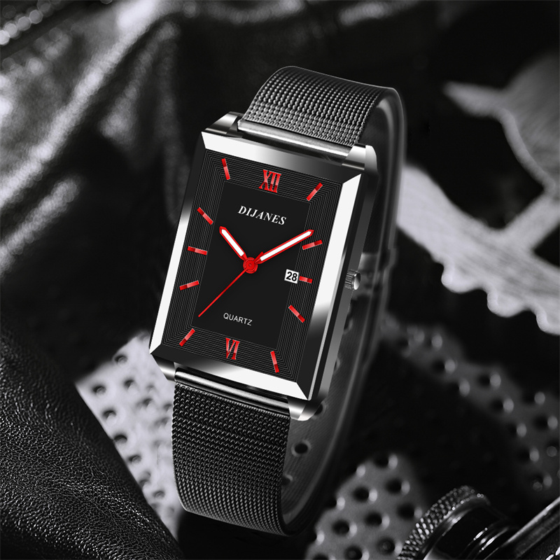 남성용 달력 날짜 스포츠 및 레저 가죽 시계 2023  - Leather Watch Band Men 리뷰 및 가격