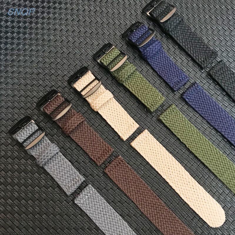 20mm 22mm 블랙 네이비 솔리드 컬러 perlon - Perlon Strap Woven 리뷰 및 가격