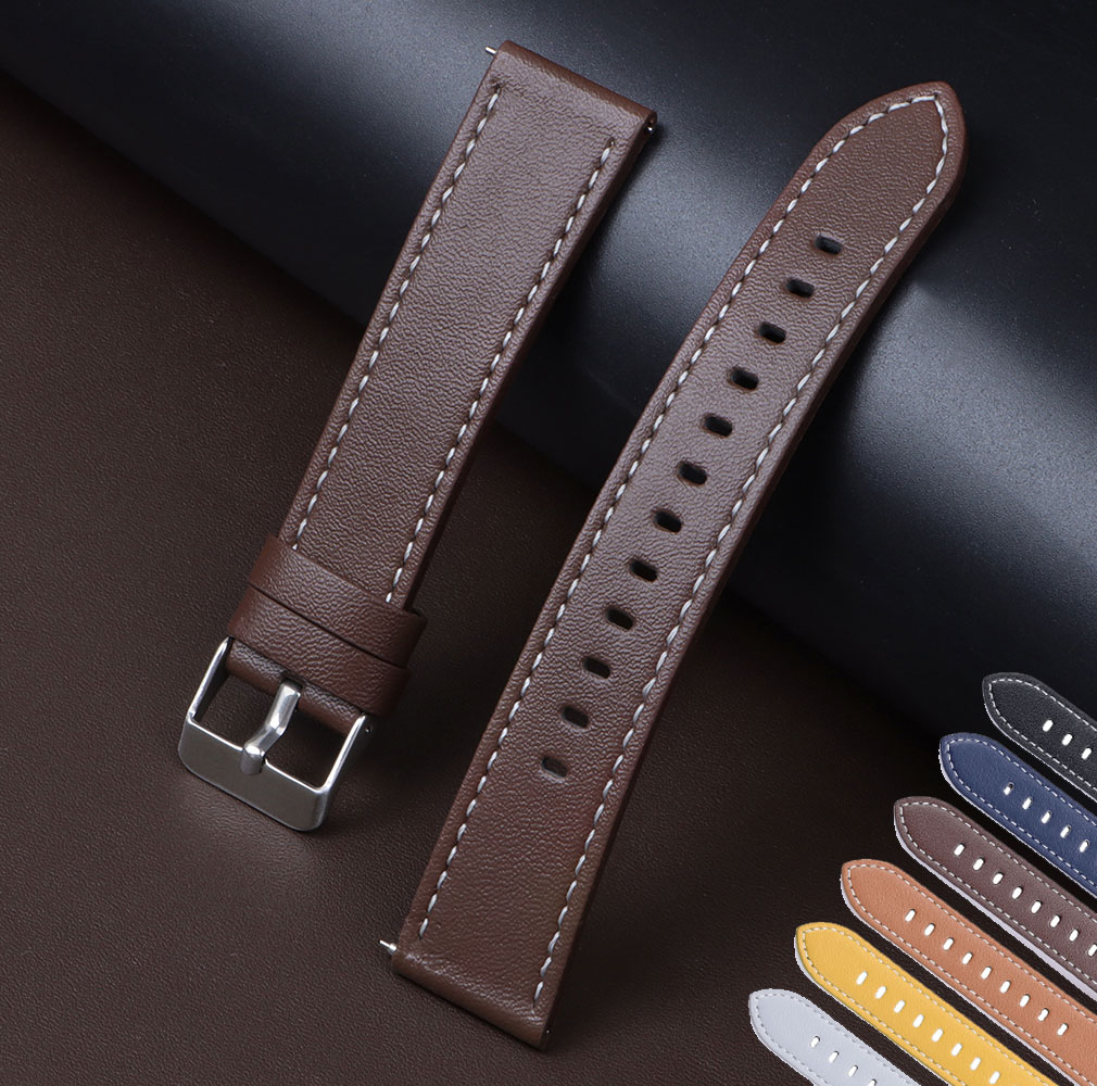 정품 송아지 가죽 시계 밴드 퀵 릴리스 시계 밴드 20 - Leather Strap Quick Release 리뷰 및 가격