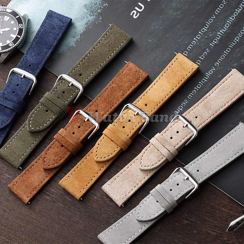 스웨이드 가죽 시계 스트랩 18mm 19mm 20mm  - Suede Strap Watch 리뷰 및 가격