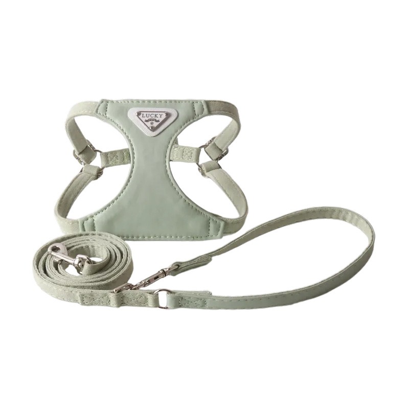 마카롱 체스트 하네스 PU 베스트 스타일 강아지 하네스 - Leather Strap Quick Release 리뷰 및 가격