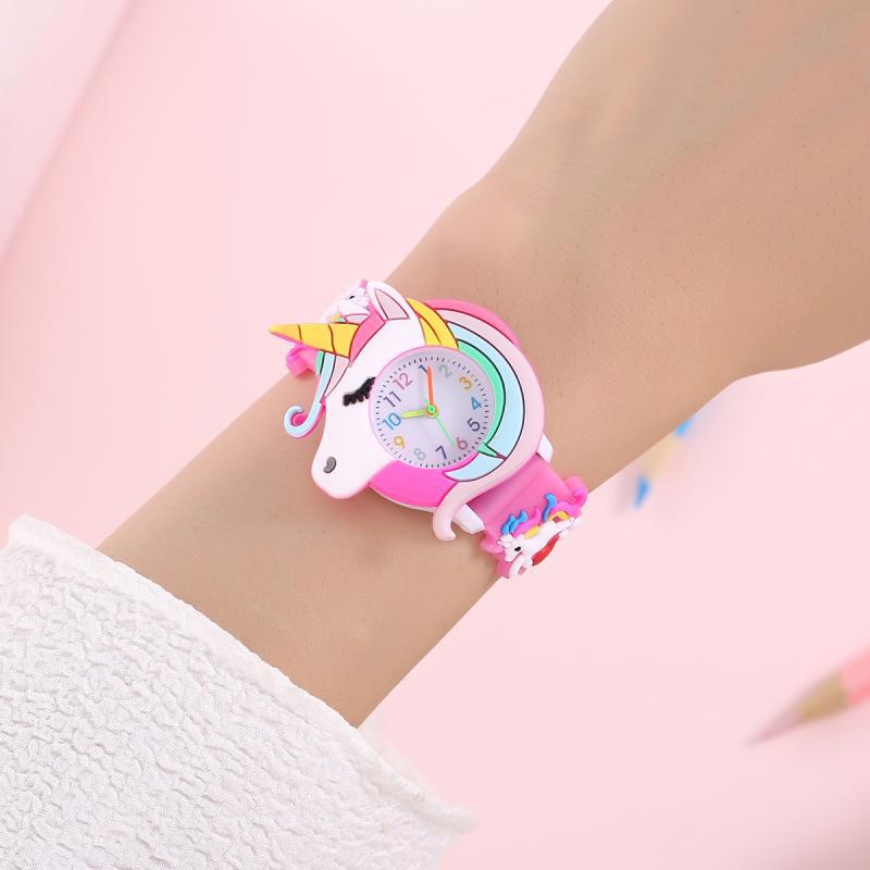 레인보우 클라우드 인쇄 실리콘 밴드 어린이 시계, 소녀 - Silicone Watch Band 22Mm 리뷰 및 가격