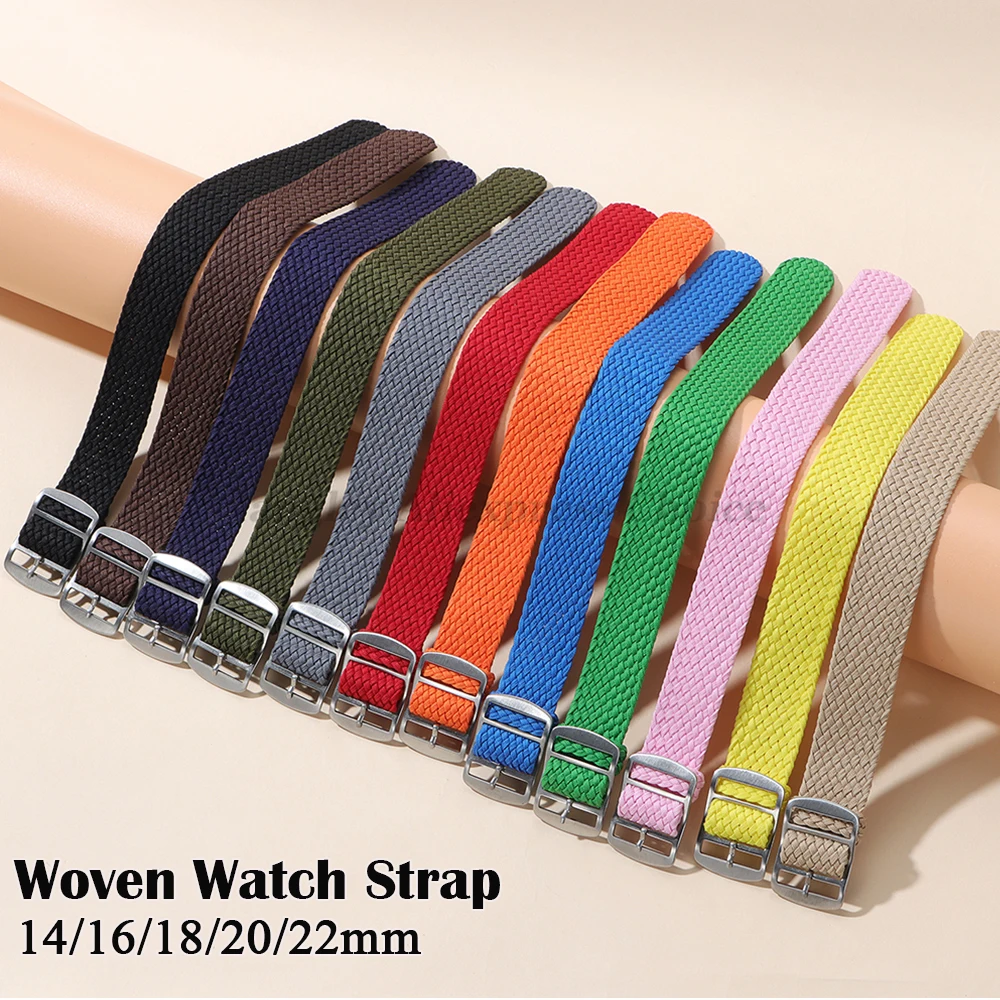 14mm 16mm 18mm 20mm 22mm 패브릭 짠 - Perlon Strap Woven 리뷰 및 가격