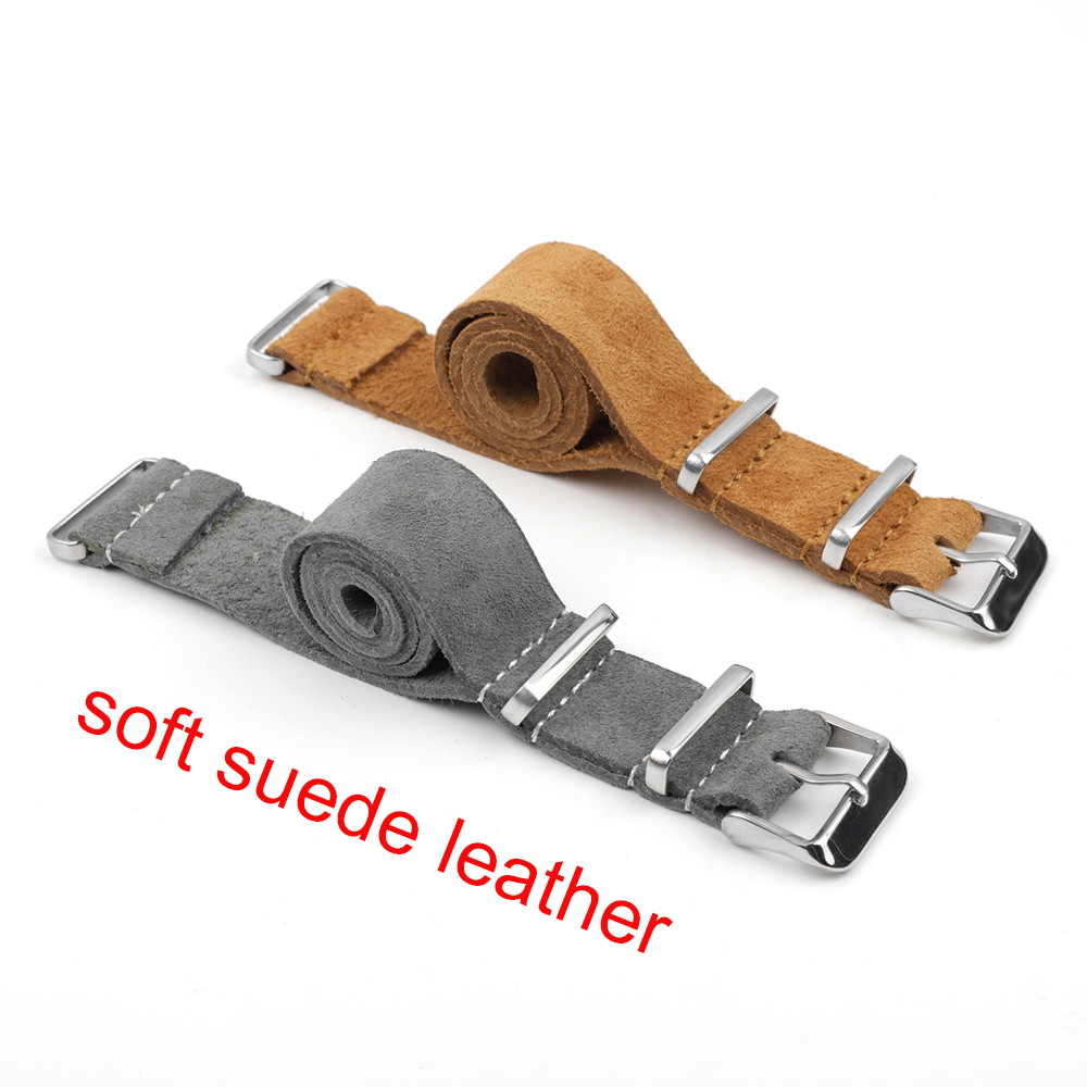 부드러운 스웨이드 시계 밴드 롱 스트랩 18mm 20m - Suede Strap Watch 리뷰 및 가격