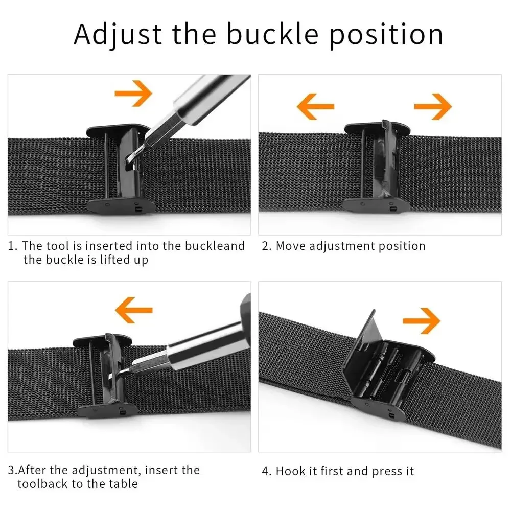 Honor Watch 4 밴드용 금속 밴드, 스테인리스 - Mesh Strap Metal 리뷰 및 가격