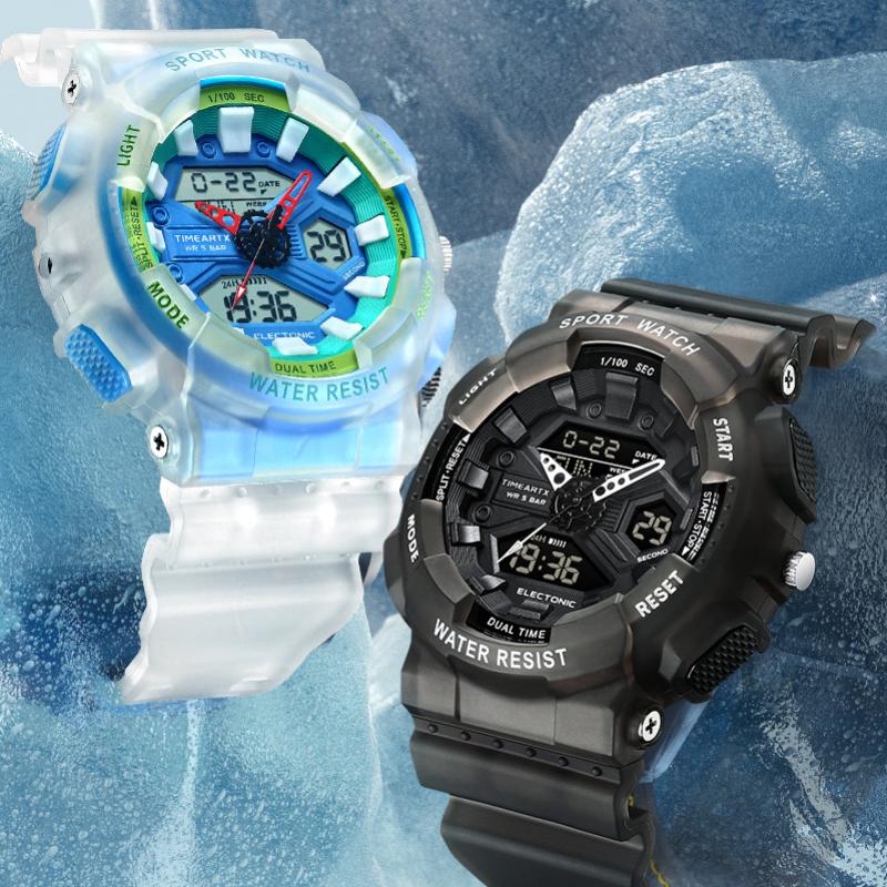 TIMEARTX 남성용 시계 고급스러운 다기능 대형 다 - Rubber Strap Diver 리뷰 및 가격
