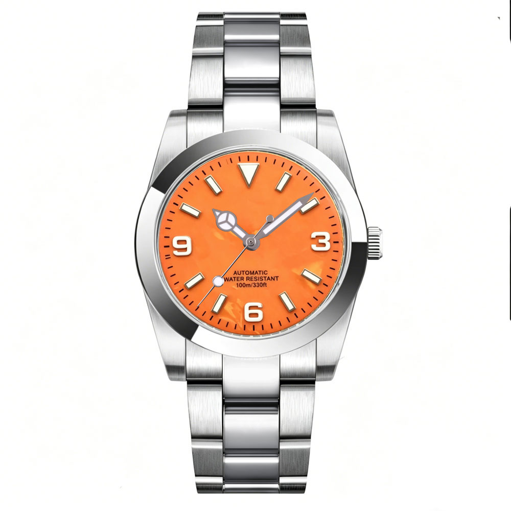 커스텀 로고 시계 36mm 39mm 자개 다이얼 NH3 - Stainless Bracelet Diver 리뷰 및 가격