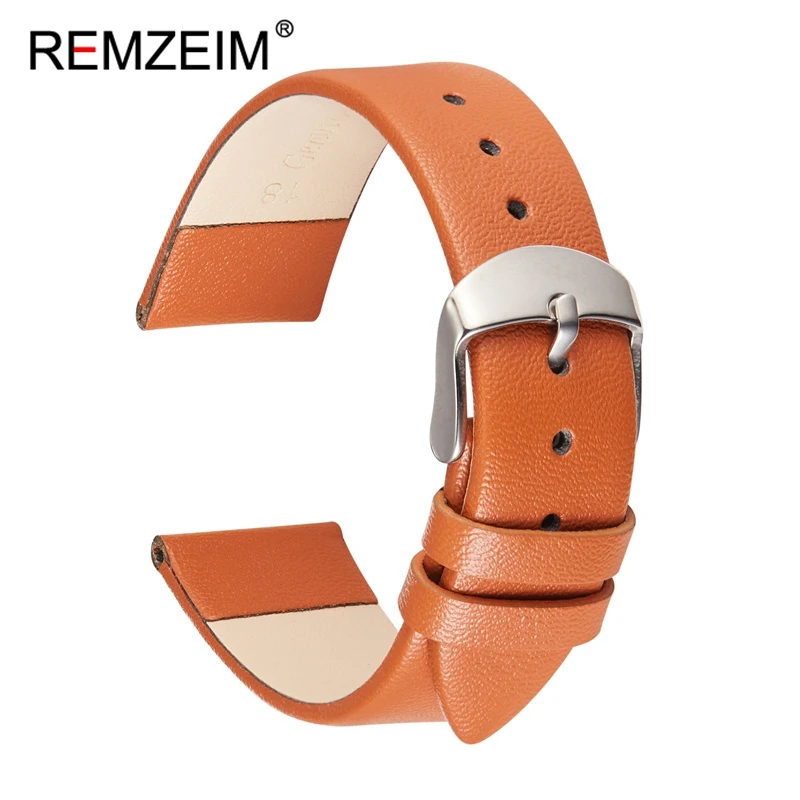 REMZEIM 소프트 초박형 송아지 가죽 시계 스트랩  - Suede Strap Watch 리뷰 및 가격