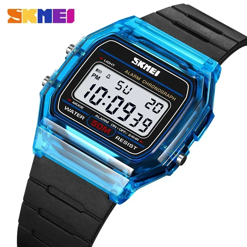 SKMEI 2056 투명 TPU 스트랩 숙녀 손목 시계 - Rubber Strap Diver 리뷰 및 가격