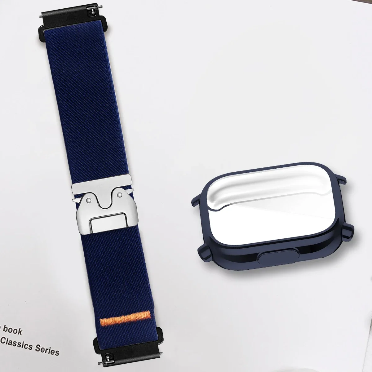 레드미 워치 5 액티브용 나일론 스트랩+TPU 케이스, - Parachute Strap Elastic 리뷰 및 가격
