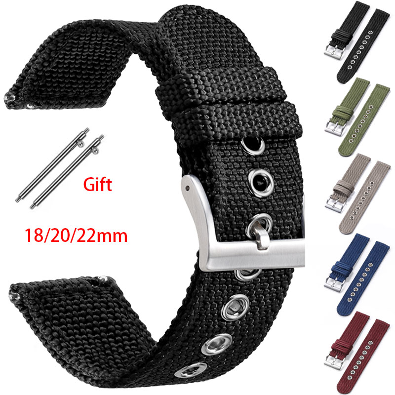 나일론 스트랩 18mm 20mm 22mm 밴드 캔버스  - Nato Strap Nylon 리뷰 및 가격