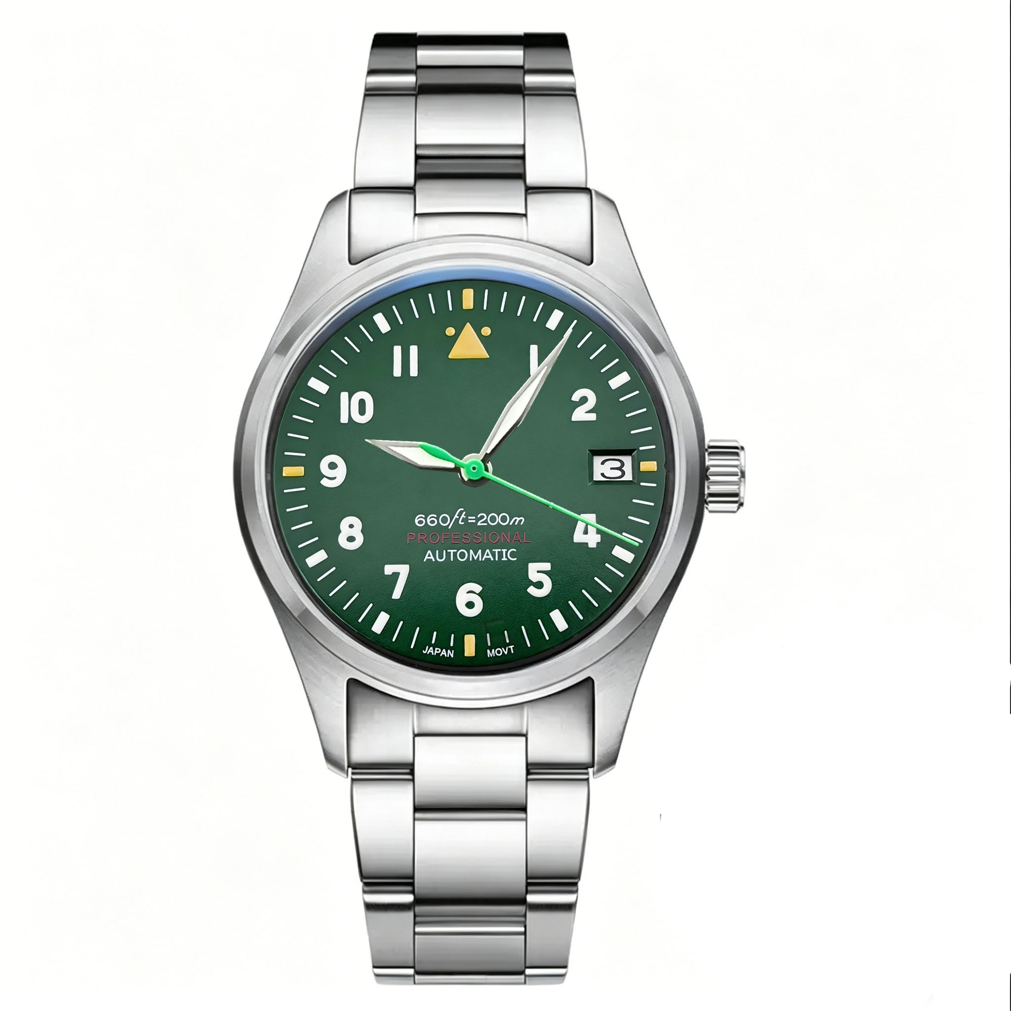 커스텀 로고 36mm 39mm 파일럿 시계 남성용 NH - Stainless Bracelet Diver 리뷰 및 가격