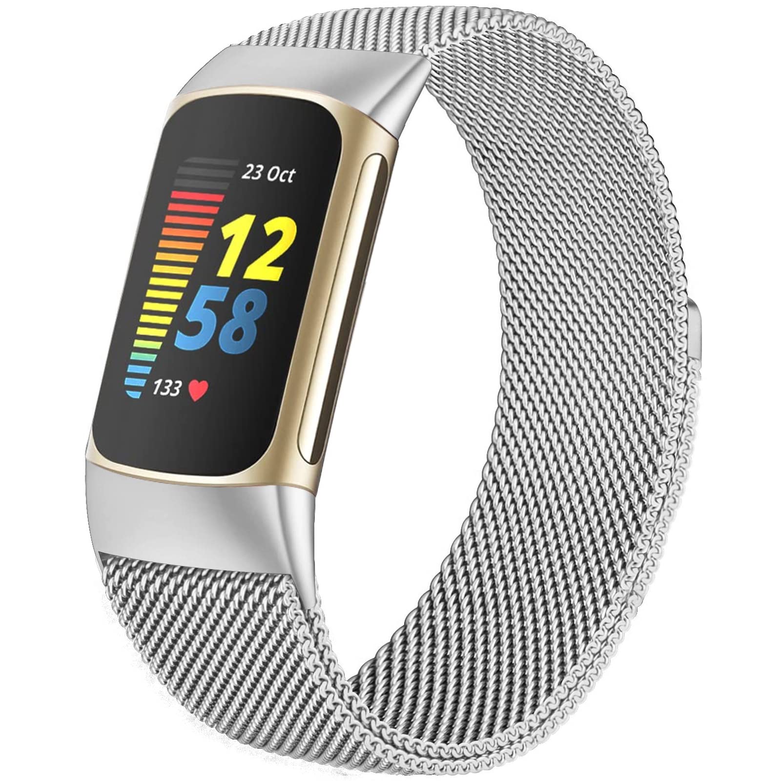 밀라노 루프 Fitbit Charge 6 5 밴드 교체 - Milanese Loop Magnetic 리뷰 및 가격