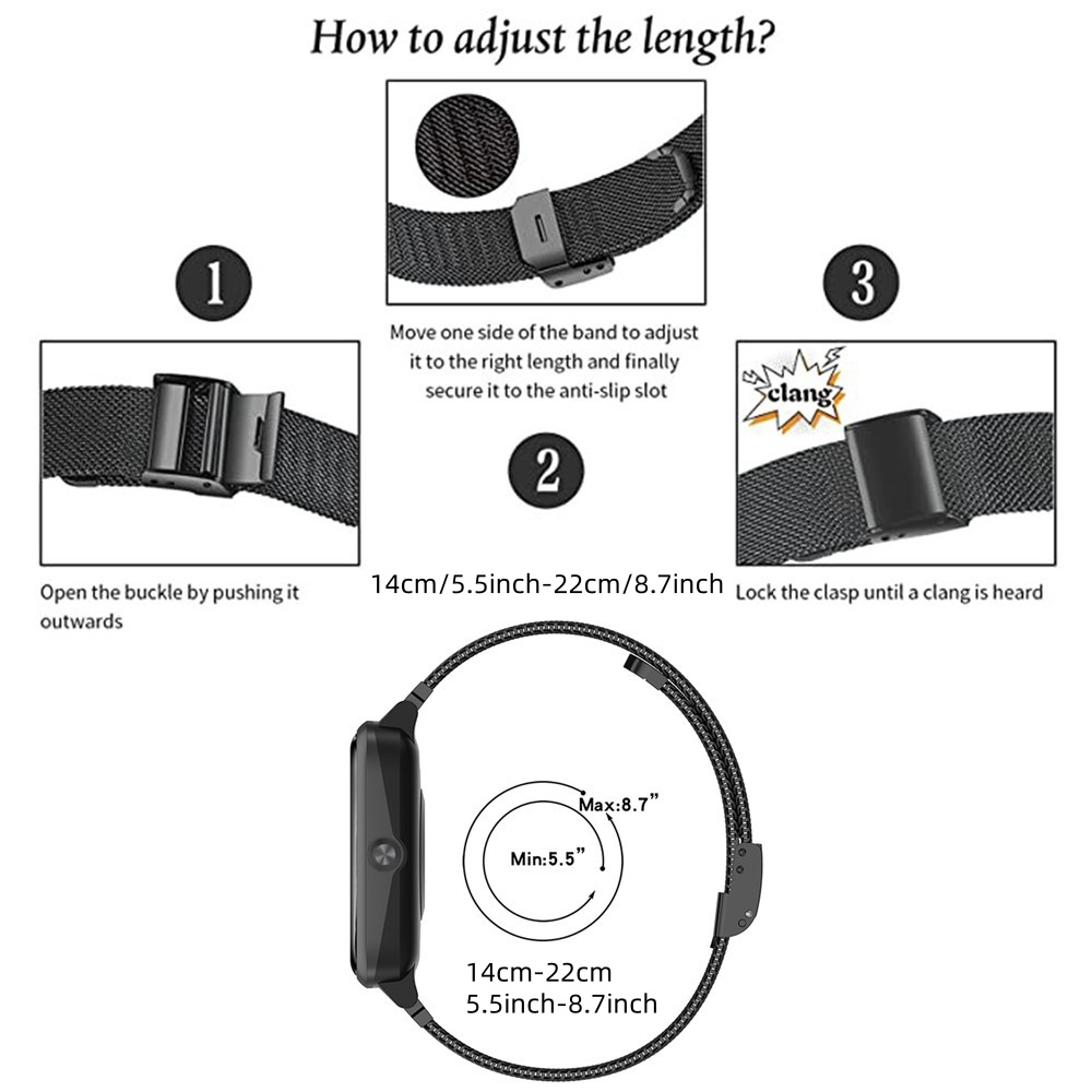 Fitbit Versa 4/Versa 3/Sense/S - Mesh Strap Metal 리뷰 및 가격