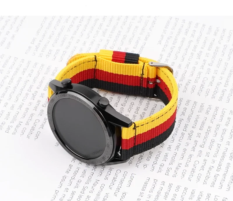 삼성 갤럭시 시계 6 4 5 프로 용 20mm 22mm - Canvas Strap Watch 리뷰 및 가격
