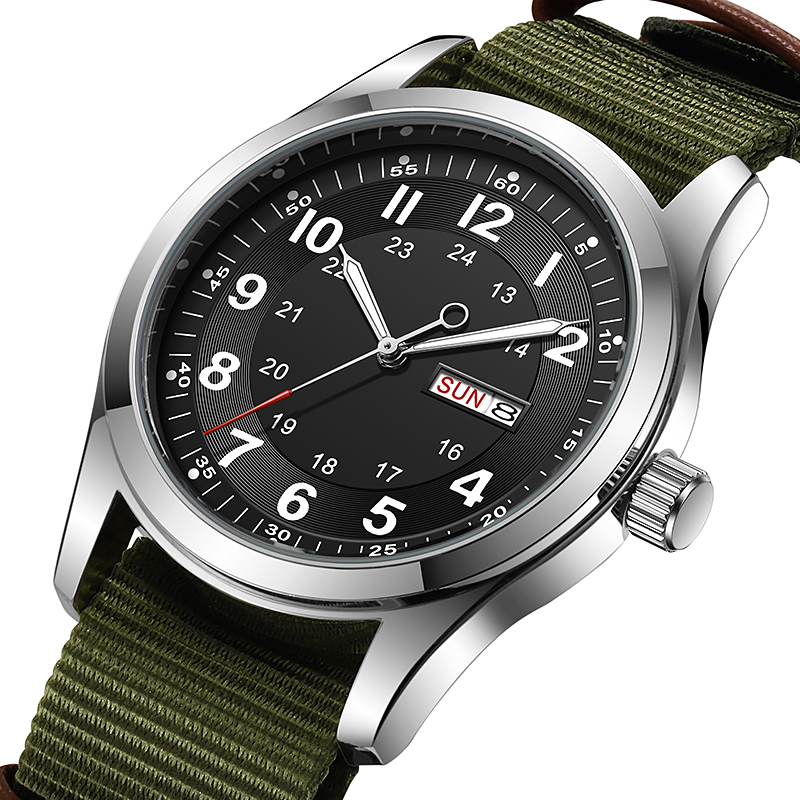 2026 남성용 42mm 야광 시계, 야광 다이얼, 데 - Canvas Strap Watch 리뷰 및 가격
