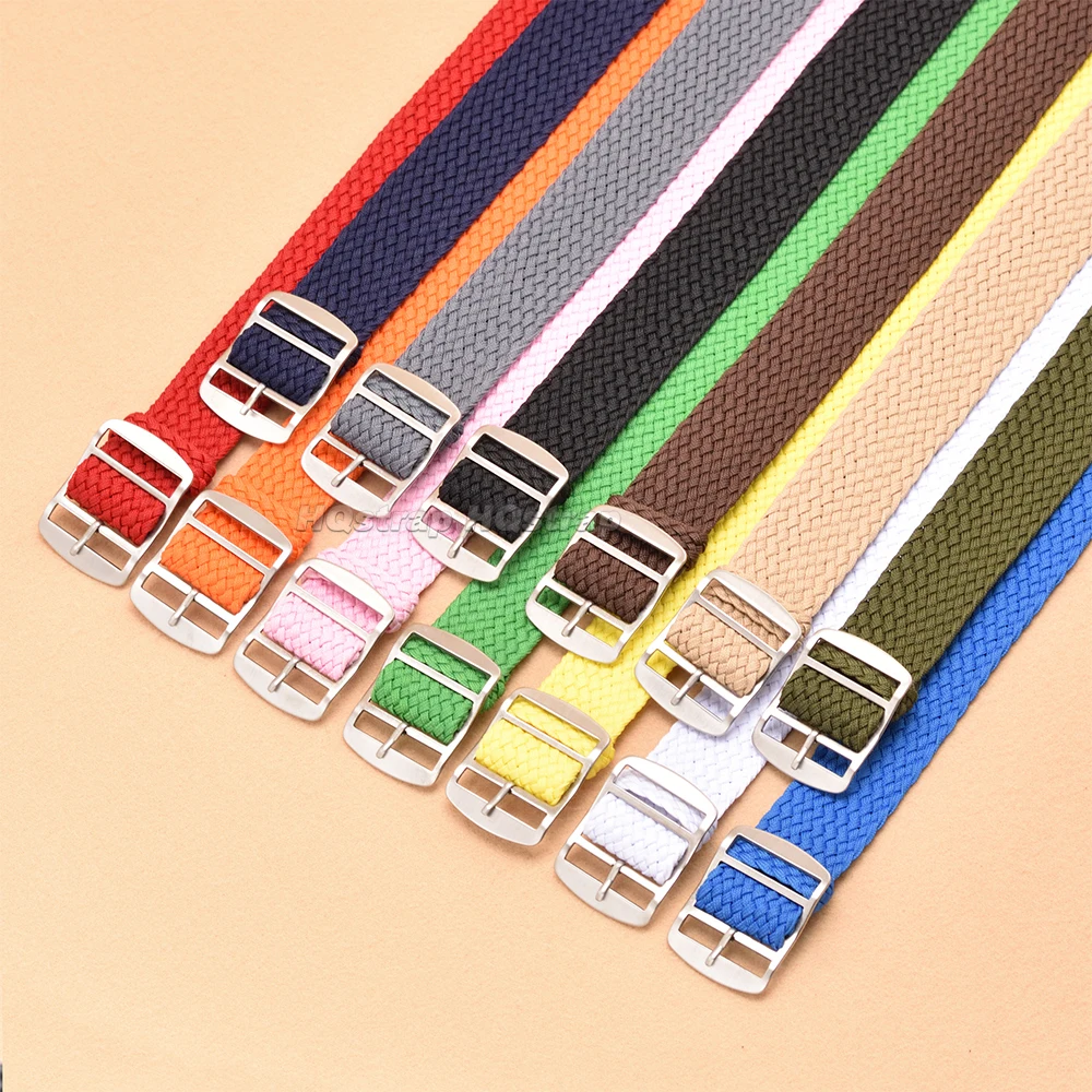 짠 나일론 시계 스트랩 14mm 16mm 18mm 20 - Perlon Strap Woven 리뷰 및 가격