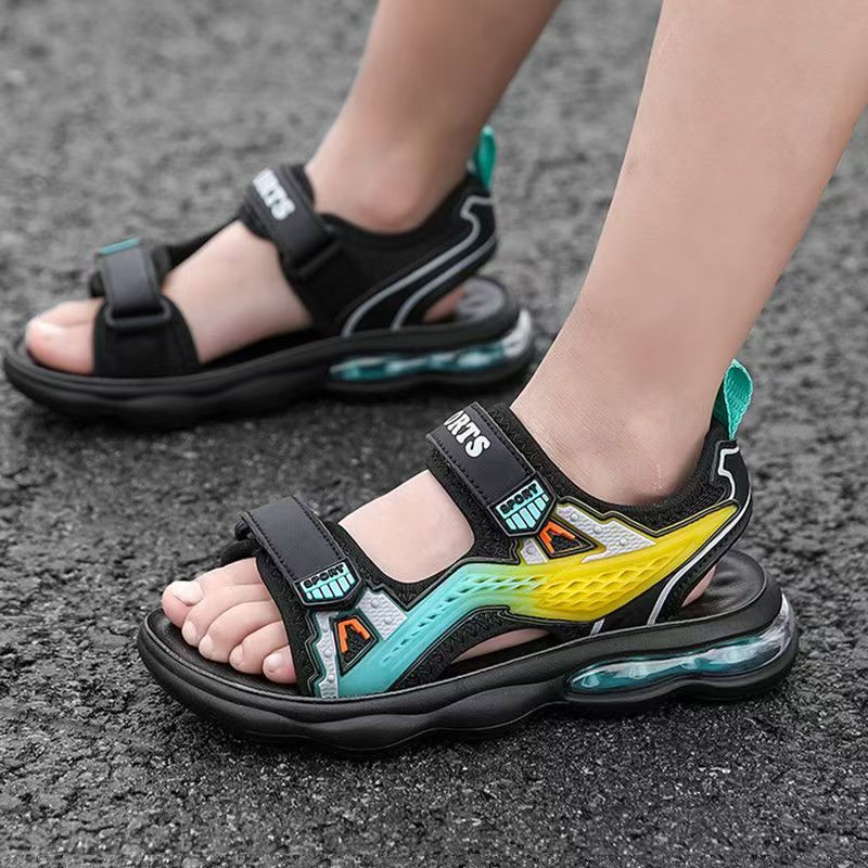 어린이 여름 새로운 오픈 발가락 캐주얼 스포츠 샌들 소 - Sport Loop Velcro 리뷰 및 가격