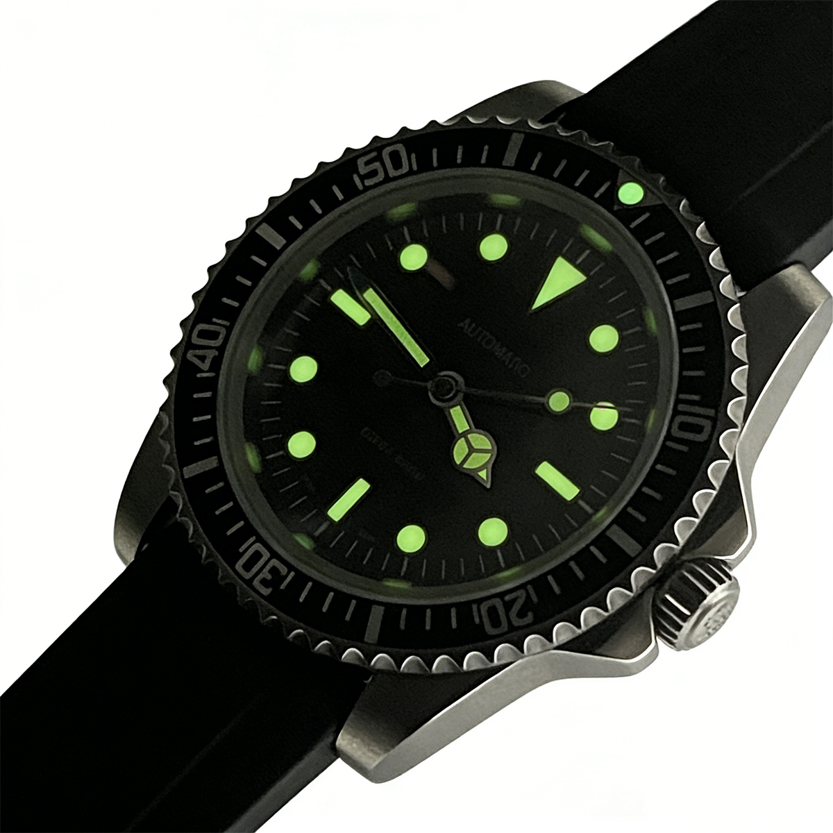 39.5mm 다이버 레트로 시계 사파이어 글래스 밀서브 - Tropic Strap Vintage 리뷰 및 가격