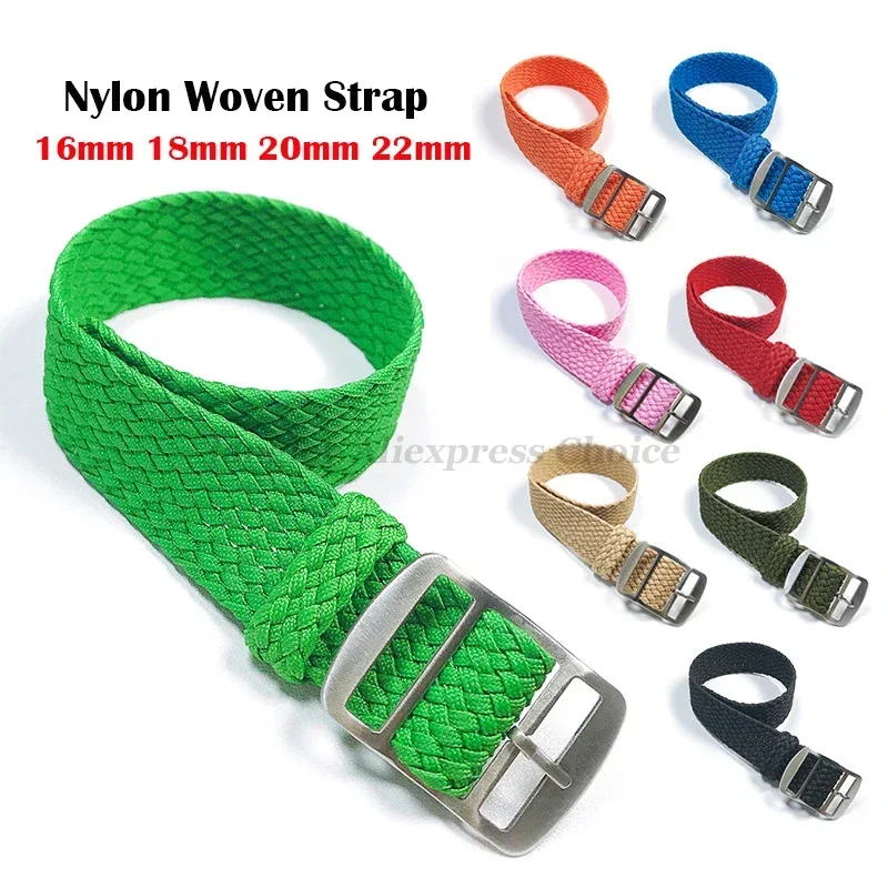 패브릭 짠 나일론 시계 밴드 팔찌 14mm 16mm 1 - Perlon Strap Woven 리뷰 및 가격