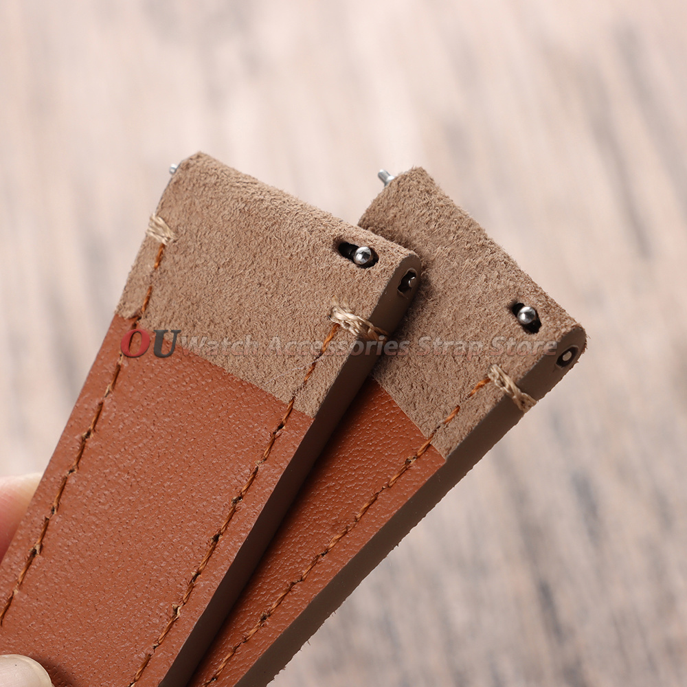 빈티지 스웨이드 스트랩 소가죽 가죽 시계 밴드 20mm - Suede Strap Watch 리뷰 및 가격